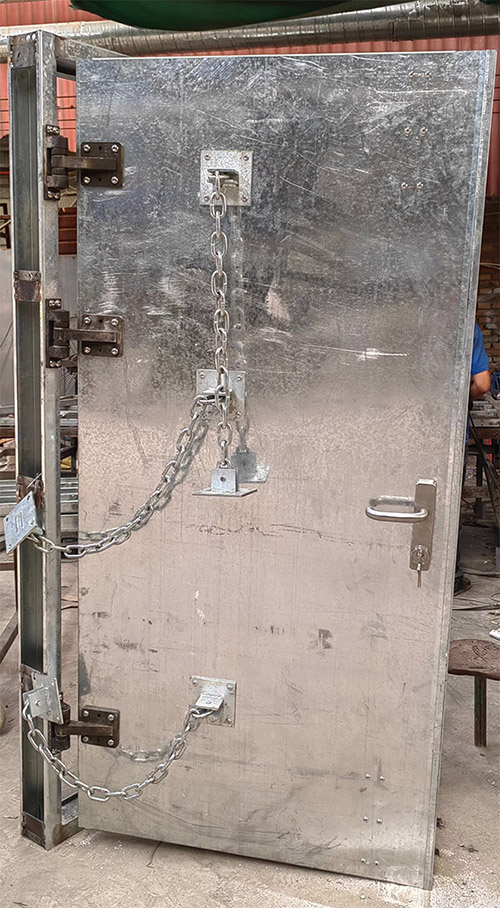 隧道抗風壓防火門